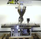 Used Mateer-Burt 3900 Series Automatic Auger Filler, Model 3919. Capable of speeds up to 90 containers per minute, depending on product. Has pin indexing system, bottom up fill and a stainless steel ...