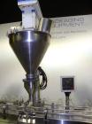 Used Mateer-Burt 3900 Series Automatic Auger Filler, Model 3919. Capable of speeds up to 90 containers per minute, depending on product. Has pin indexing system, bottom up fill and a stainless steel ...