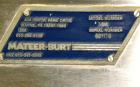 Used Mateer-Burt 3900 Series Automatic Auger Filler, Model 3919. Capable of speeds up to 90 containers per minute, depending on product. Has pin indexing system, bottom up fill and a stainless steel ...