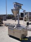 Used- Mateer 3920 Single Head Inline Auger Filler. Unit has Microset controls, stainless steel construction and 2-1/2