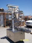 Used- Mateer 3920 Single Head Inline Auger Filler. Unit has Microset controls, stainless steel construction and 2-1/2