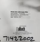 Used Nalbach Powder Auger Filler. Model NAF-1000-D
