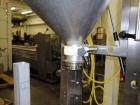 Used Serac Semi Automatic Single Head Filler, Model P1/2229 NW, Stainless Steel. Rated up to 500 containers per hour. Size range from 100 g to 11 kg packages. Height of containers usable under nozzle...