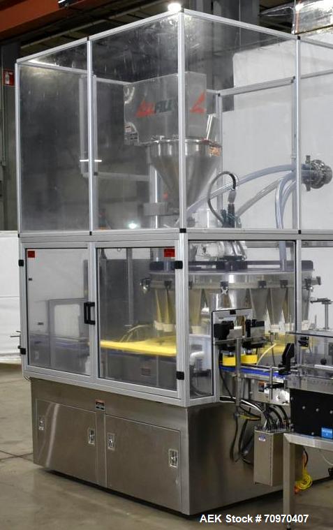 Used All-Fill R-121 24-Head Rotary Auger Filler – 50–80 CPM Fill Rates