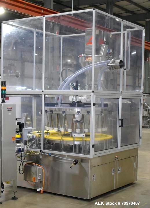 Used All-Fill R-121 24-Head Rotary Auger Filler – 50–80 CPM Fill Rates