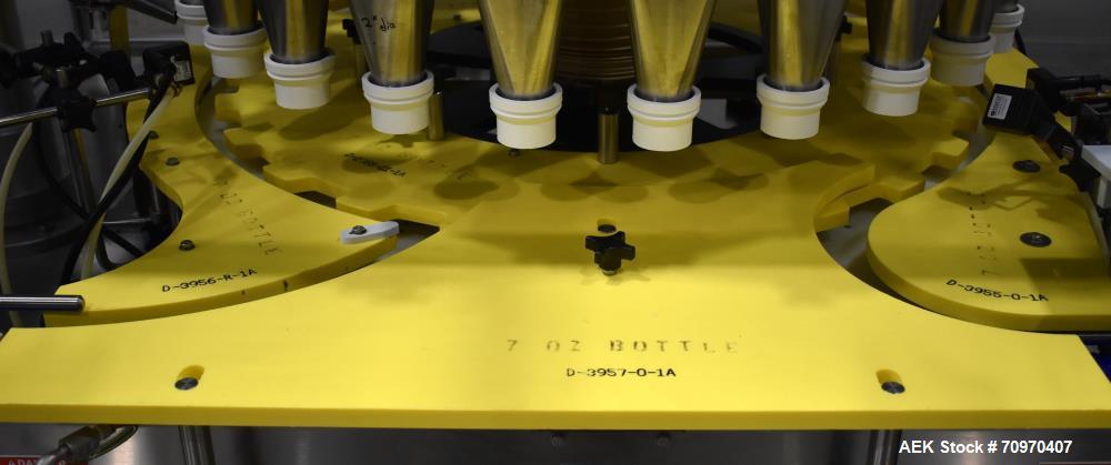 Used All-Fill R-121 24-Head Rotary Auger Filler – 50–80 CPM Fill Rates