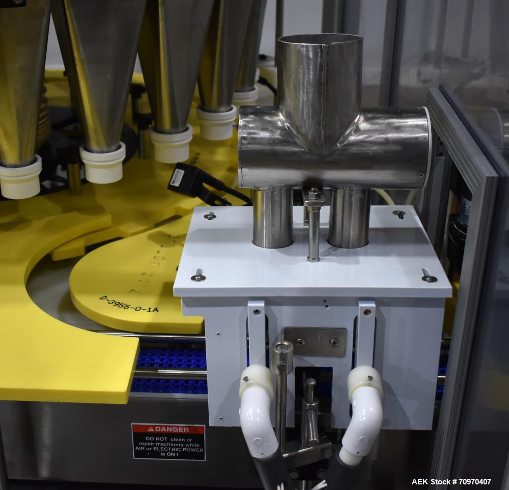 Used All-Fill R-121 24-Head Rotary Auger Filler – 50–80 CPM Fill Rates
