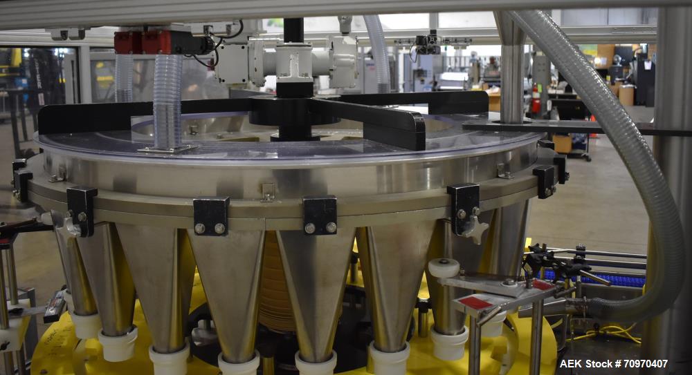 Used All-Fill R-121 24-Head Rotary Auger Filler – 50–80 CPM Fill Rates