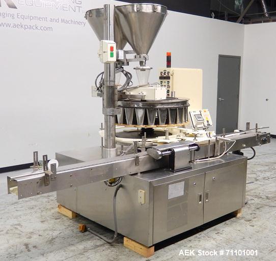 Used Mateer (Pneumatic Scale) Model 6700 Dual Head Rotary Auger Filler