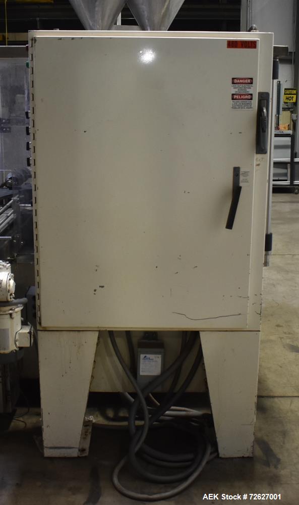 Used Mateer Pneumatic Scale Model 6700 18-Station Rotary Auger Filler.
