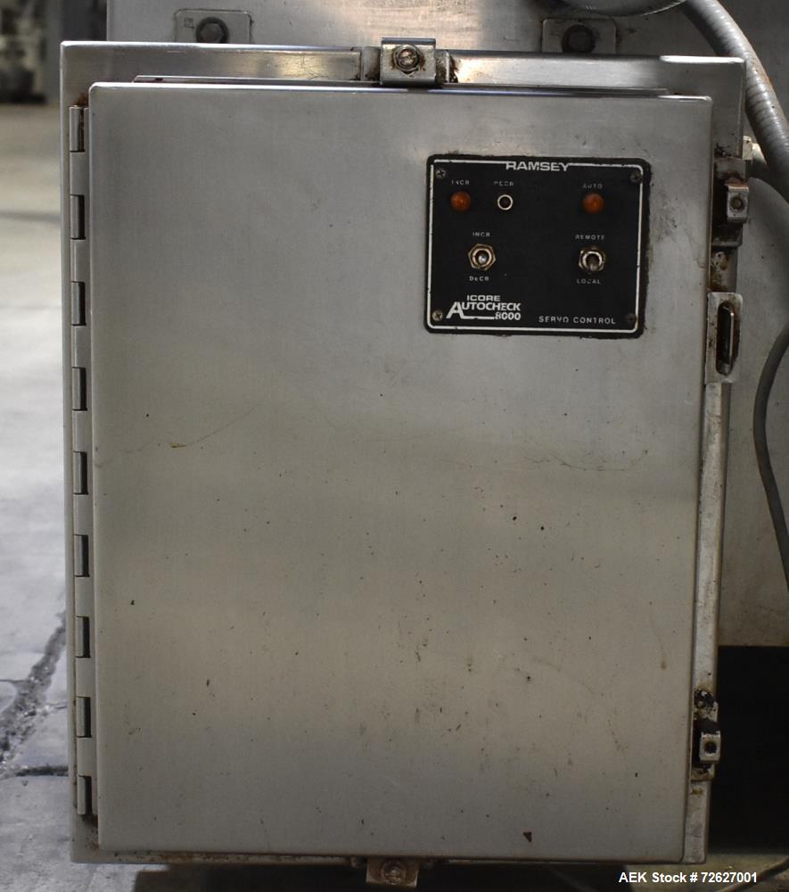 Used Mateer Pneumatic Scale Model 6700 18-Station Rotary Auger Filler.