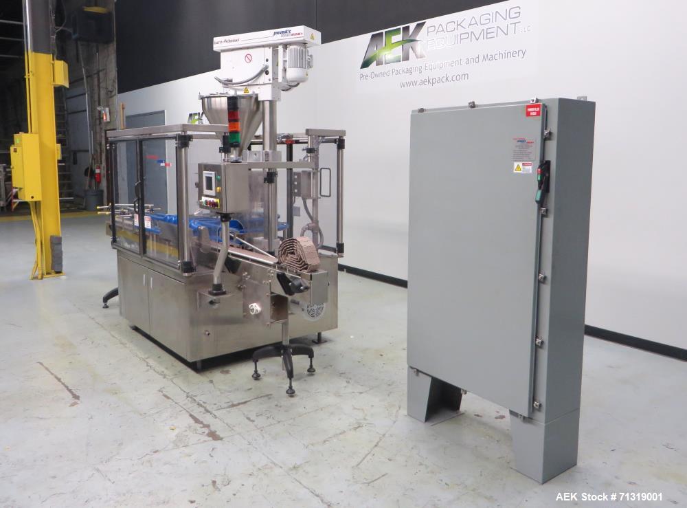 Used Pneumatic Scale Angelus (Mateer) Model W6600 Rotary Powder Auger Filler