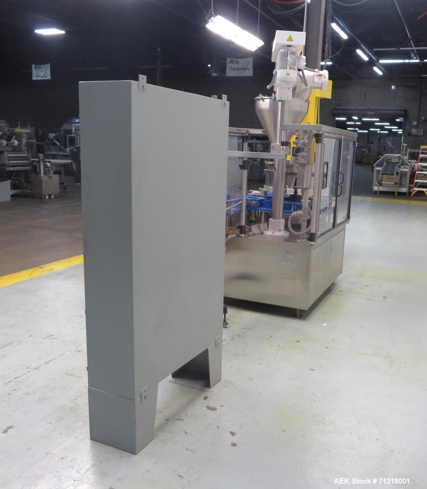 Used Pneumatic Scale Angelus (Mateer) Model W6600 Rotary Powder Auger Filler