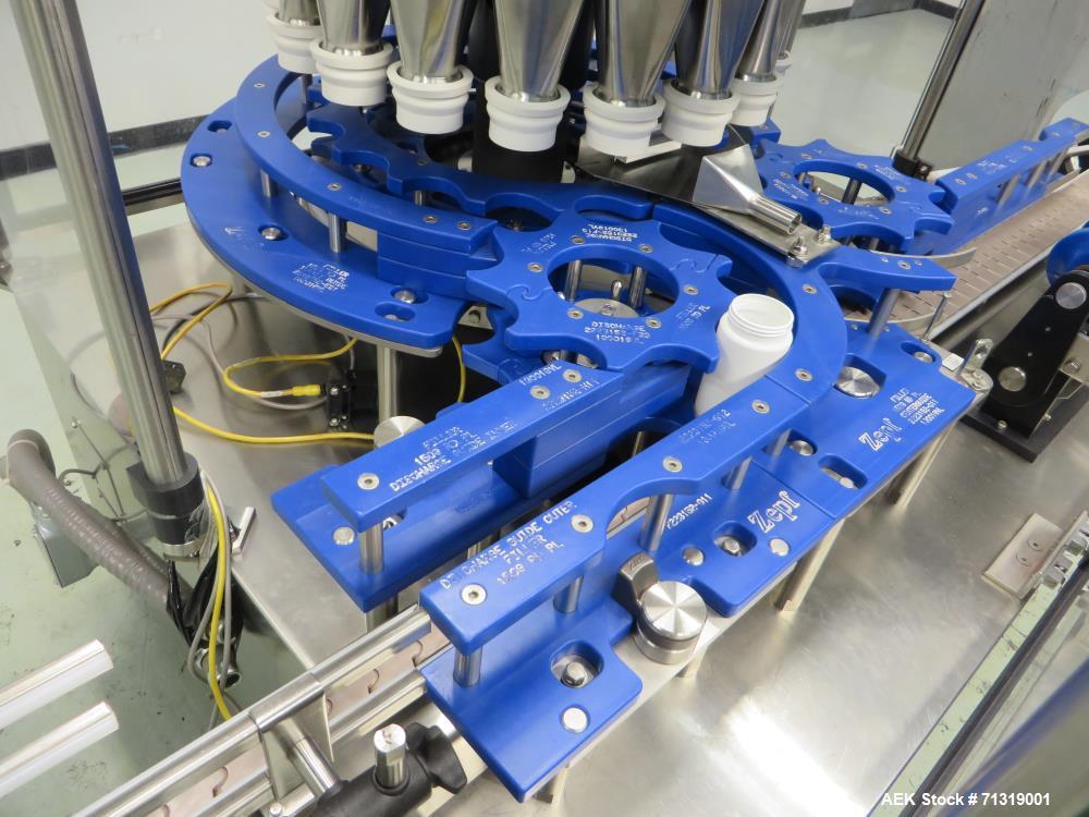 Used Pneumatic Scale Angelus (Mateer) Model W6600 Rotary Powder Auger Filler