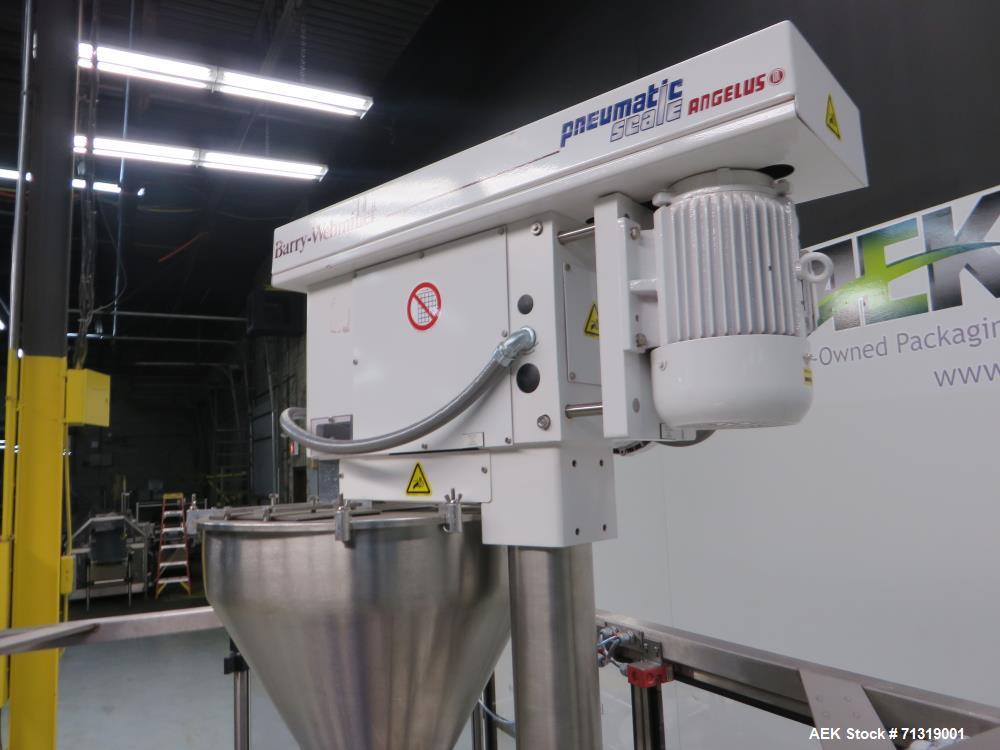 Used Pneumatic Scale Angelus (Mateer) Model W6600 Rotary Powder Auger Filler