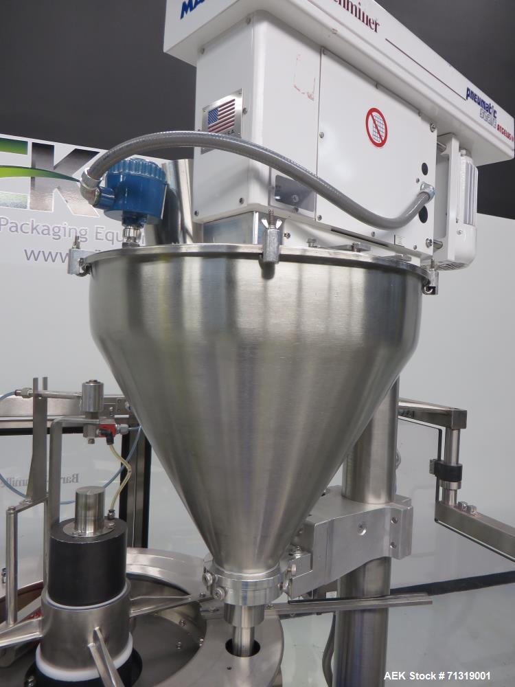 Used Pneumatic Scale Angelus (Mateer) Model W6600 Rotary Powder Auger Filler