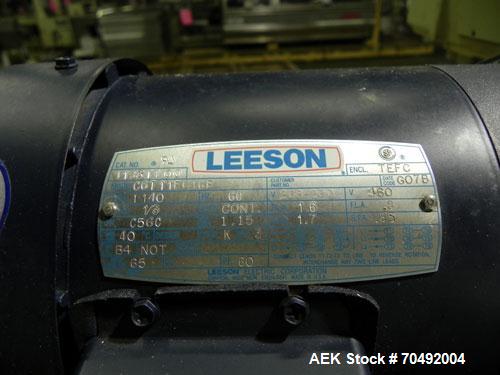 Used Mateer Dual Head Powder Auger Filler. Dual chain conveyor, 3/8" wide x 120" long. Has agitated hoppers. Has spinner plate tooling with dust collection. pneaumatic container indexing & bottom up ...