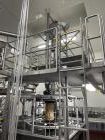 Used All-Fill Model R-242 Rotary Auger Filler with 24 Pockets and Dual Head Auger Filler. Has worm screw to starwheel container indexing. Container vibrator for product settling, agitated hopper. Las...