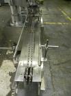 Used Mateer Dual Head Powder Auger Filler. Dual chain conveyor, 3/8