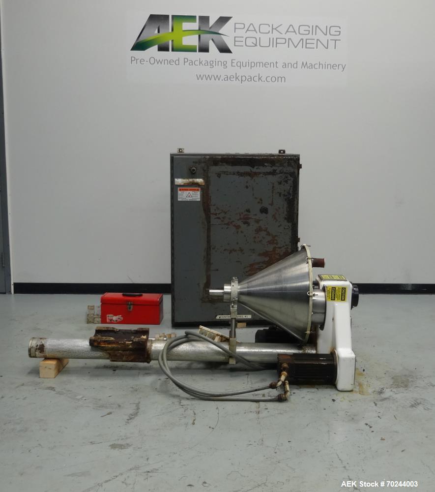 Used Accufill Model 75 Speedster Semi Automatic Servo Powder Auger Filler