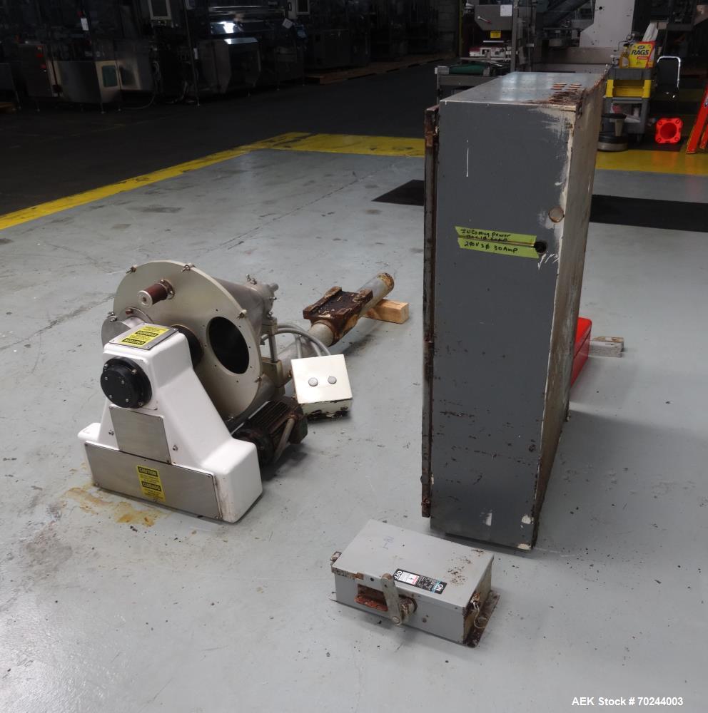 Used Accufill Model 75 Speedster Semi Automatic Servo Powder Auger Filler