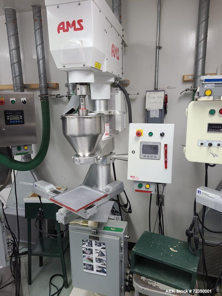 Used AMS 2014 Semi-Automatic Auger Filler, Model A-100.