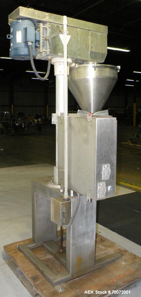 Used- Stainless Steel AMS Semi-Automatic Single Head Auger Filler, Model A-110