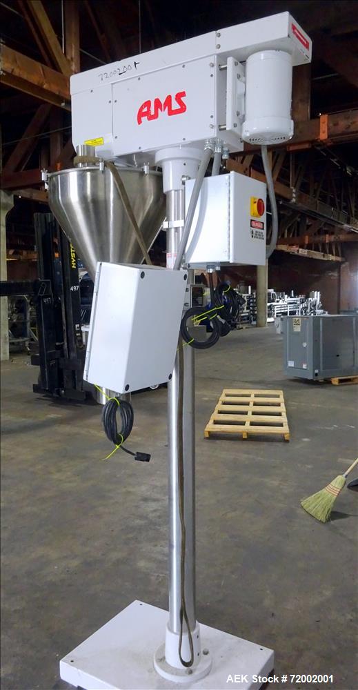 Used- AMS Model A100 Semi-Automatic Single Head Auger Filler.
