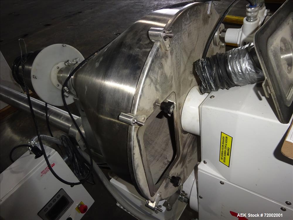 Used AMS Model A100 Semi-Automatic Single Head Auger Filler.