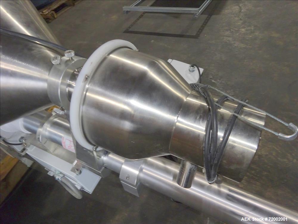 Used AMS Model A100 Semi-Automatic Single Head Auger Filler.
