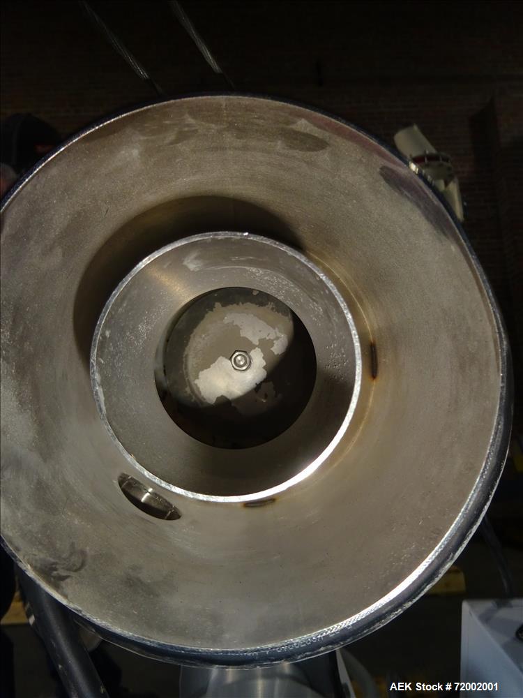 Used AMS Model A100 Semi-Automatic Single Head Auger Filler.