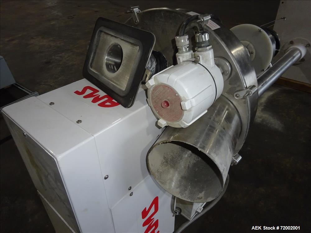 Used AMS Model A100 Semi-Automatic Single Head Auger Filler.