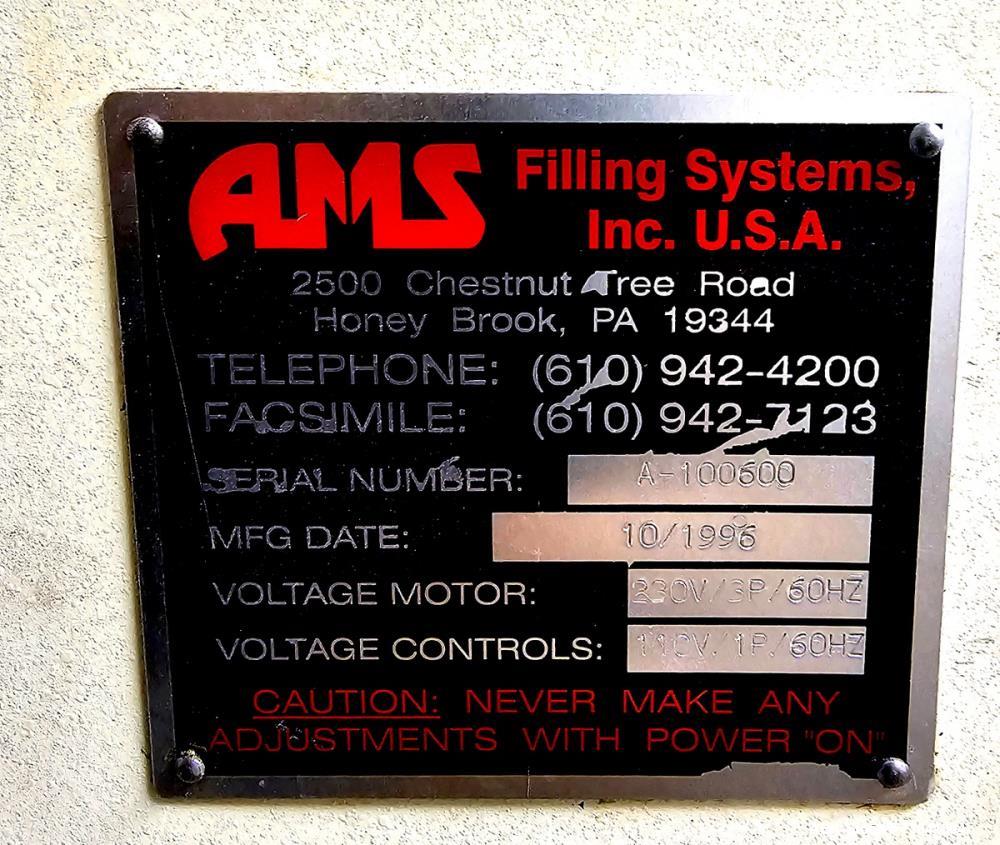 Used AMS A100 Semi-Automatic Auger Filler Stainless Steel Powder Filling Machine