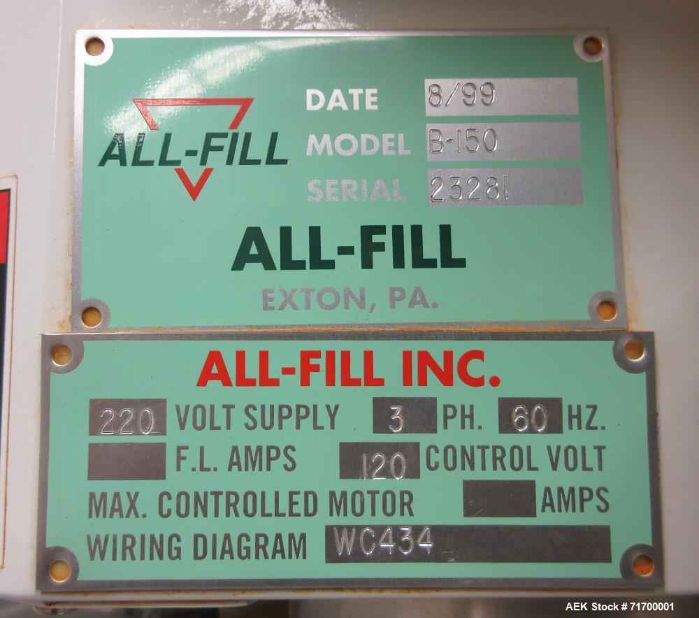 Used All-Fill Model B-150 Auger Filler