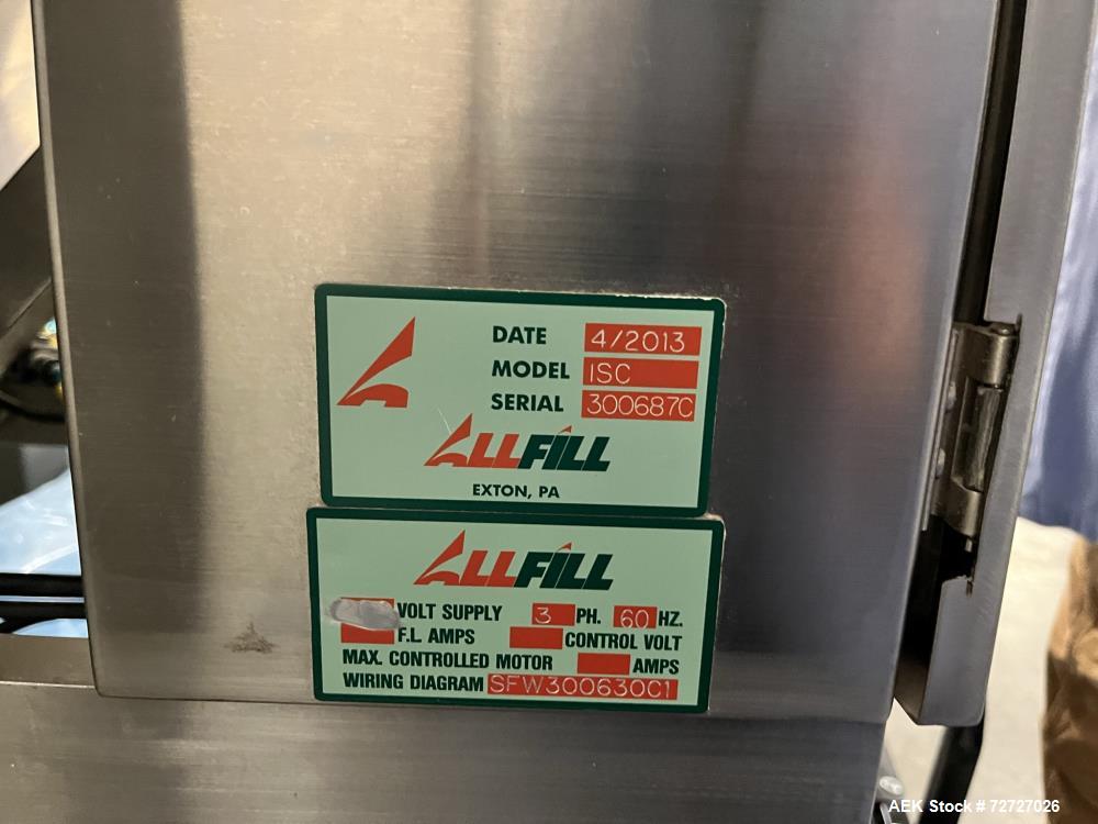 Used- All Fill Powder Auger Filler, Model B-350F. Single Head. Serial# 24663.