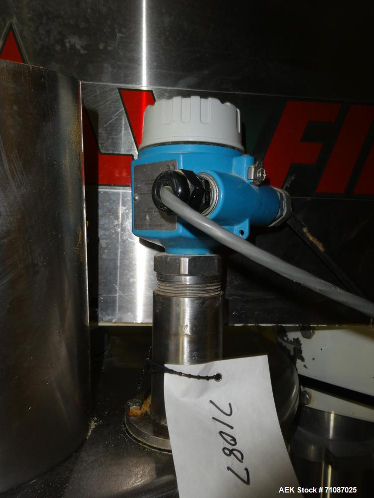 Used All-Fill Model B-350 Powder Auger Filling Head. Stainless steel construction. Agitated hopper.