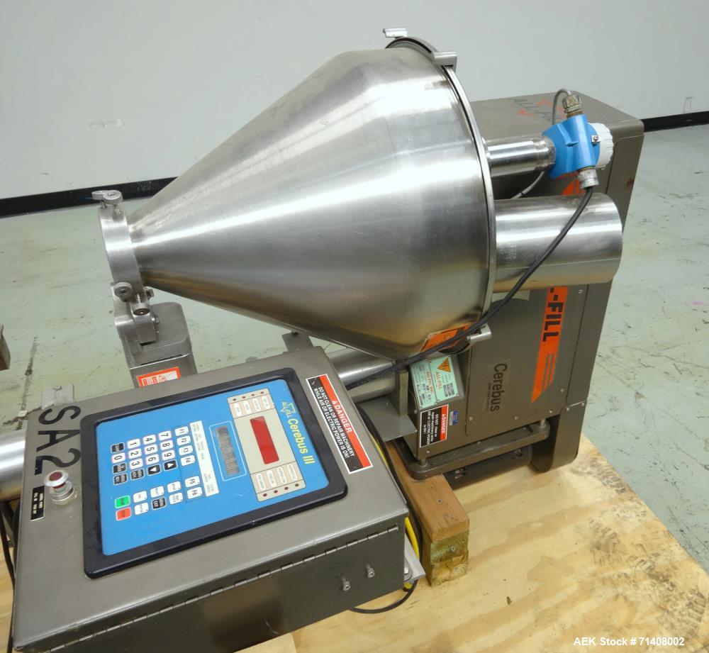 Used All-Fill Model B-400 Cererebus III Powder Auger Filling Head