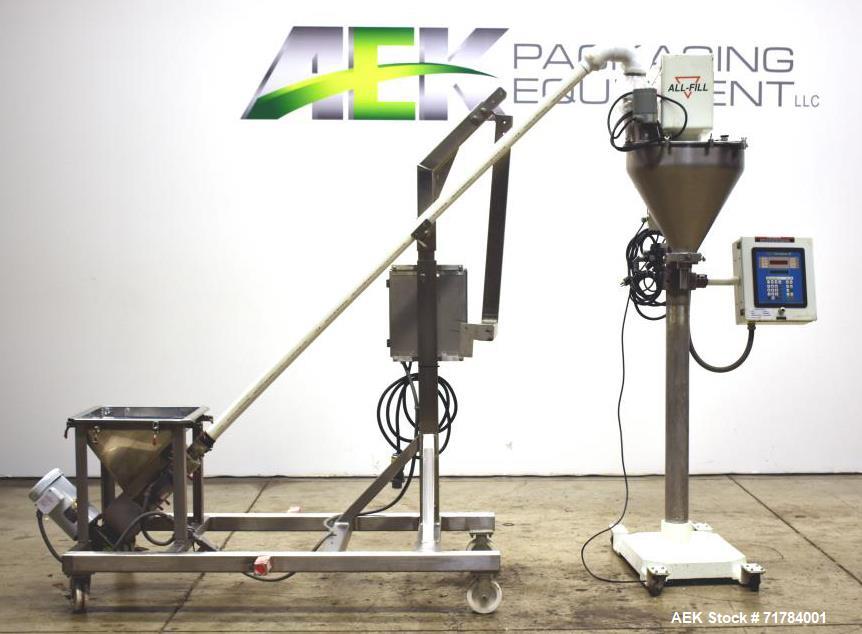 Used All-Fill Model B-400 Single Auger Filler