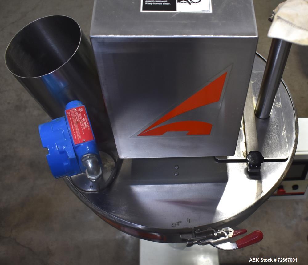 Used All-Fill Powder Tube Filling Line. Consisting of: All Fill B-600 Single Head Semi-Automatic Auger Filler. Has level sensor, agitator and tooling, collector funnel. Currently set up for 1" diamet...