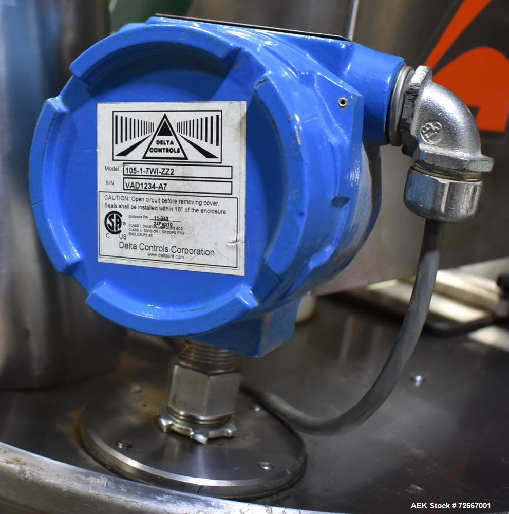 Used All-Fill Powder Tube Filling Line. Consisting of: All Fill B-600 Single Head Semi-Automatic Auger Filler. Has level sensor, agitator and tooling, collector funnel. Currently set up for 1" diamet...