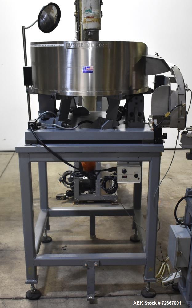 Used All-Fill Powder Tube Filling Line. Consisting of: All Fill B-600 Single Head Semi-Automatic Auger Filler. Has level sensor, agitator and tooling, collector funnel. Currently set up for 1" diamet...