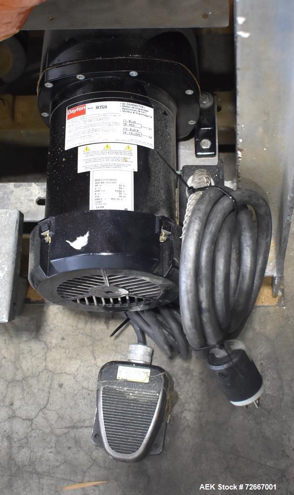 Used All-Fill Powder Tube Filling Line. Consisting of: All Fill B-600 Single Head Semi-Automatic Auger Filler. Has level sensor, agitator and tooling, collector funnel. Currently set up for 1" diamet...