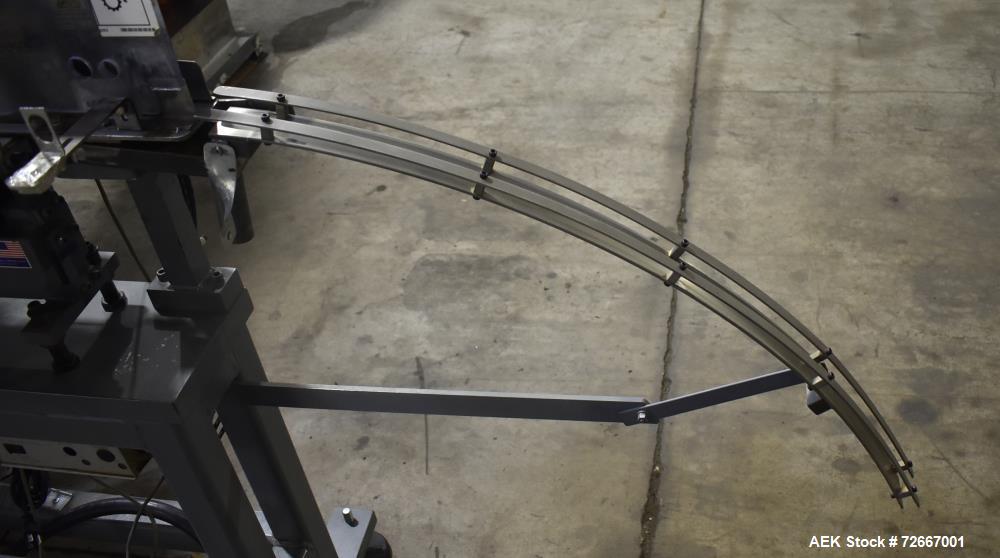 Used All-Fill Powder Tube Filling Line. Consisting of: All Fill B-600 Single Head Semi-Automatic Auger Filler. Has level sensor, agitator and tooling, collector funnel. Currently set up for 1" diamet...