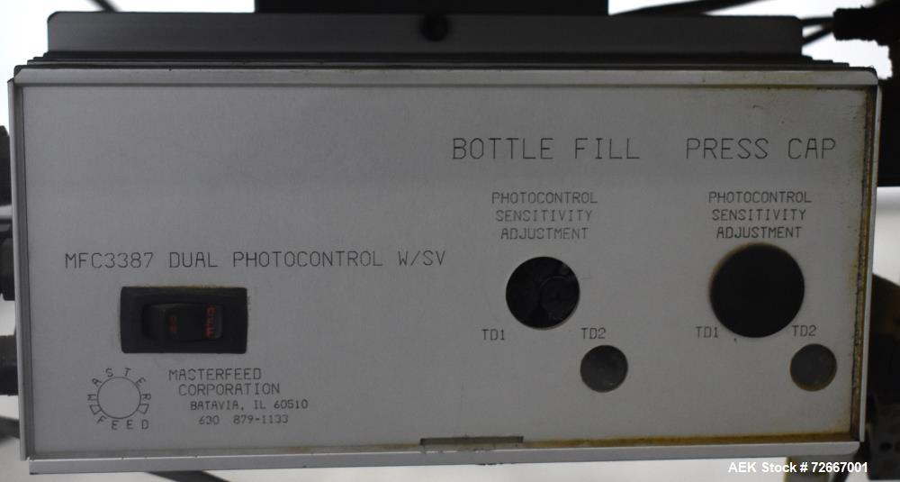 Used All-Fill Powder Tube Filling Line. Consisting of: All Fill B-600 Single Head Semi-Automatic Auger Filler. Has level sensor, agitator and tooling, collector funnel. Currently set up for 1" diamet...