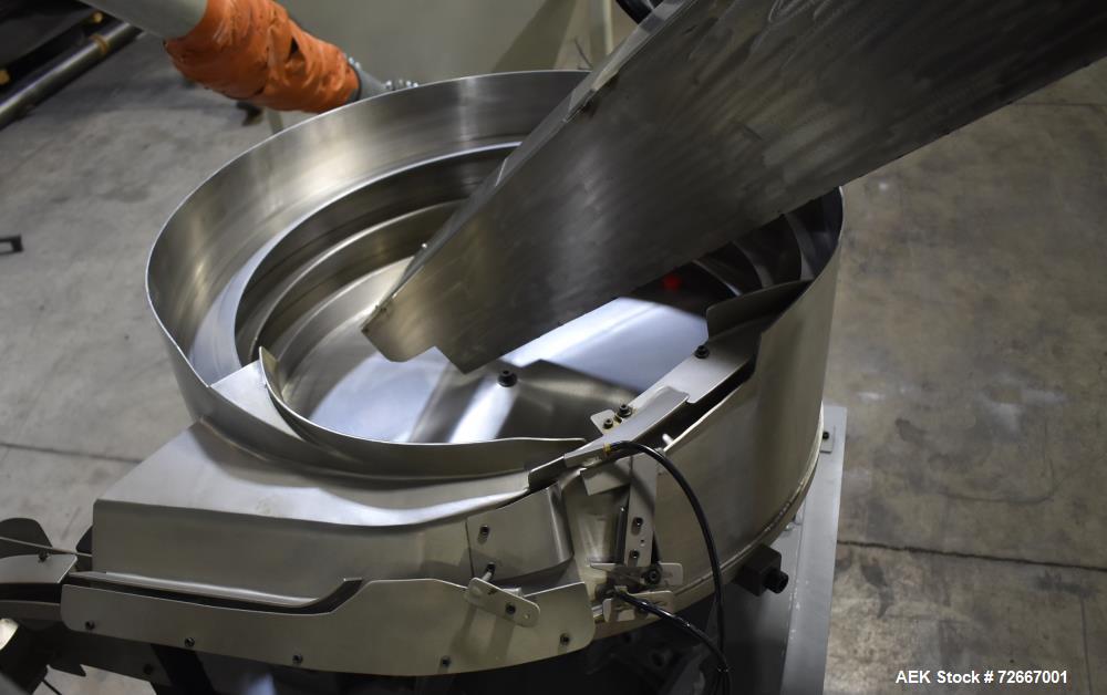 Used All-Fill Powder Tube Filling Line. Consisting of: All Fill B-600 Single Head Semi-Automatic Auger Filler. Has level sensor, agitator and tooling, collector funnel. Currently set up for 1" diamet...