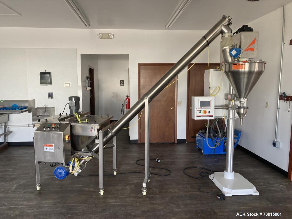 Used All Fill Model B-SV-600 Semi Automatic Auger Filler