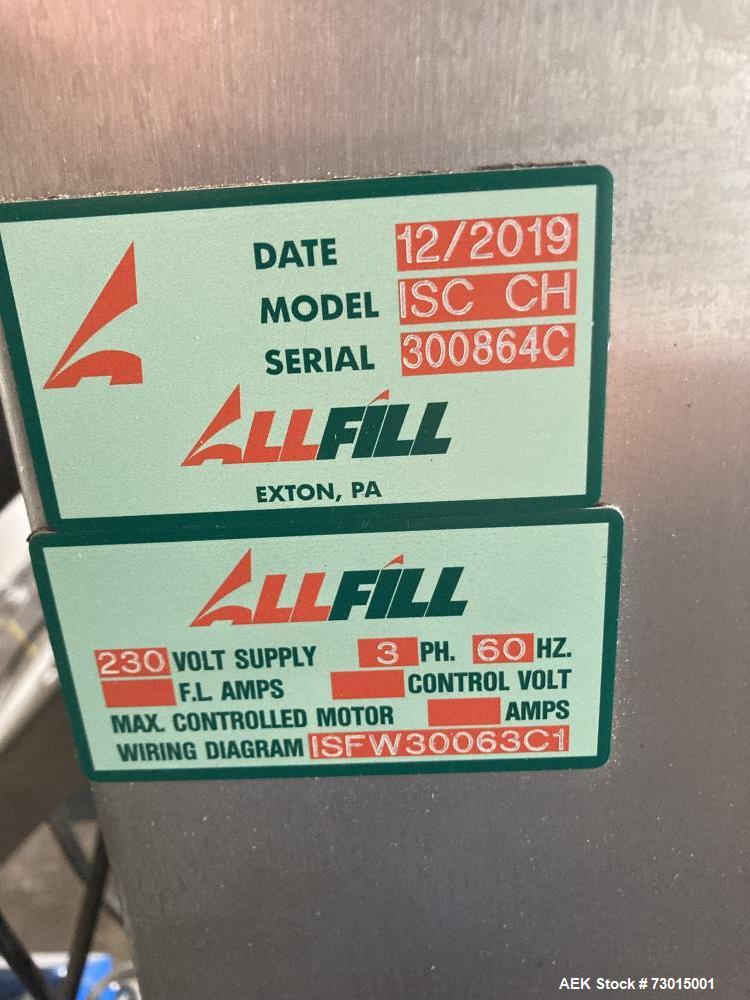 Used All Fill Model B-SV-600 Semi Automatic Auger Filler