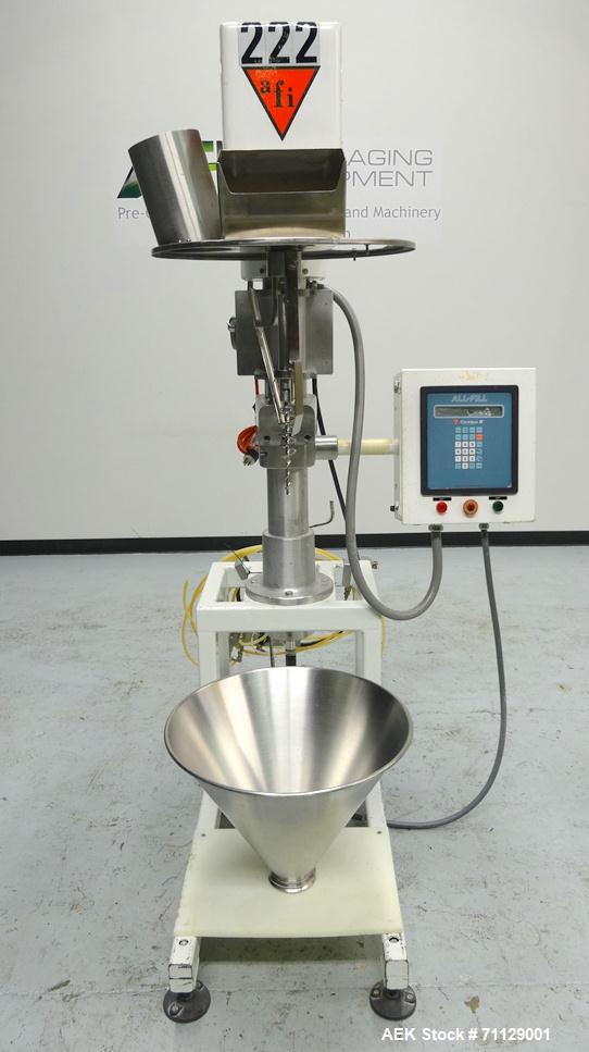 Used All-Fill Model BS-300 Cerebus II Inline Powder Auger Filler