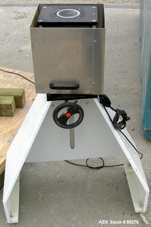 Used All Fill Inc Single Auger Filler, Model BS400, 304 Stainless Steel Contact Parts. Hopper is 22" diameter x 4" straight side x 18" cone. 1-3/8" diameter auger, driven by a 1/2 HP, 3/60/230/460 Vo...