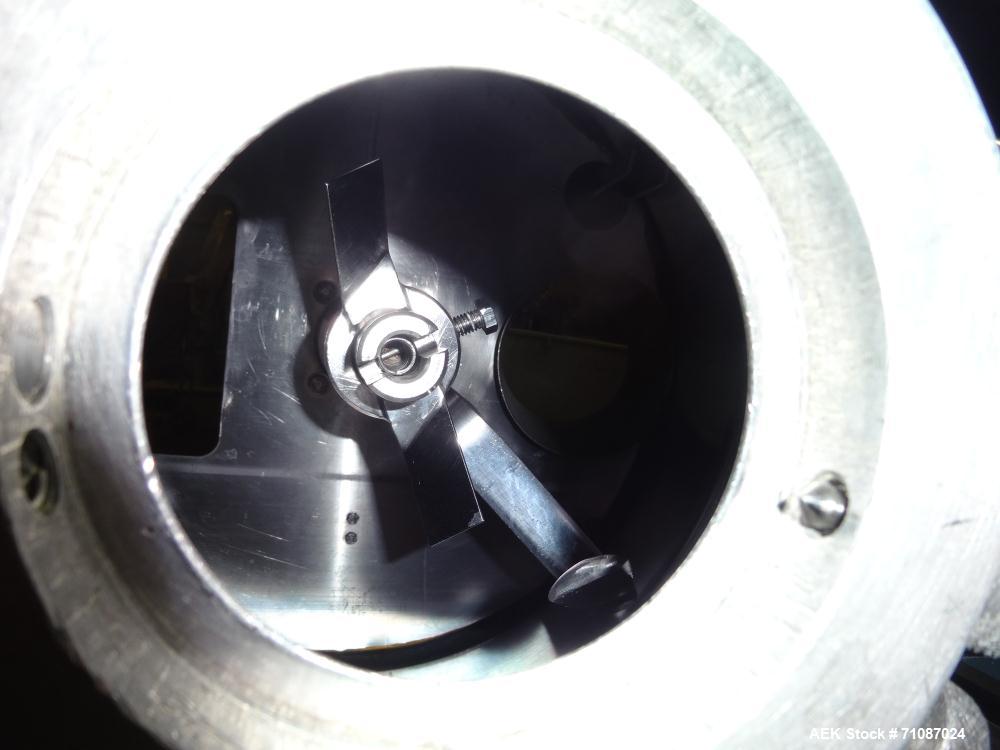 Used All-Fill Model Cerebus III Powder Auger Filling Head. Stainless steel construction.